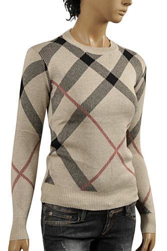 burberry jumper womens|burberry crewneck sweater.